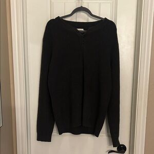 Taylor Stitch 42 Brown Merino Wool Knit Sweater